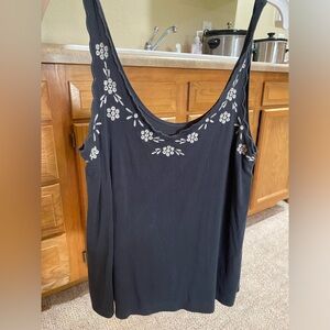 Grey and white tank top from American Eagle. Women’s size xs.